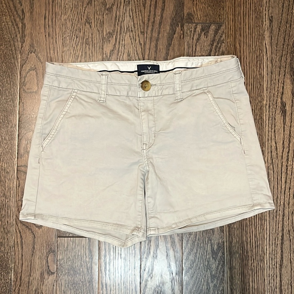 American Eagle Stretch Midi Shorts